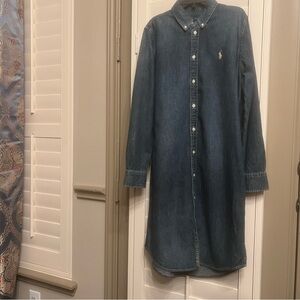 Ralph Lauren denim shirt-dress